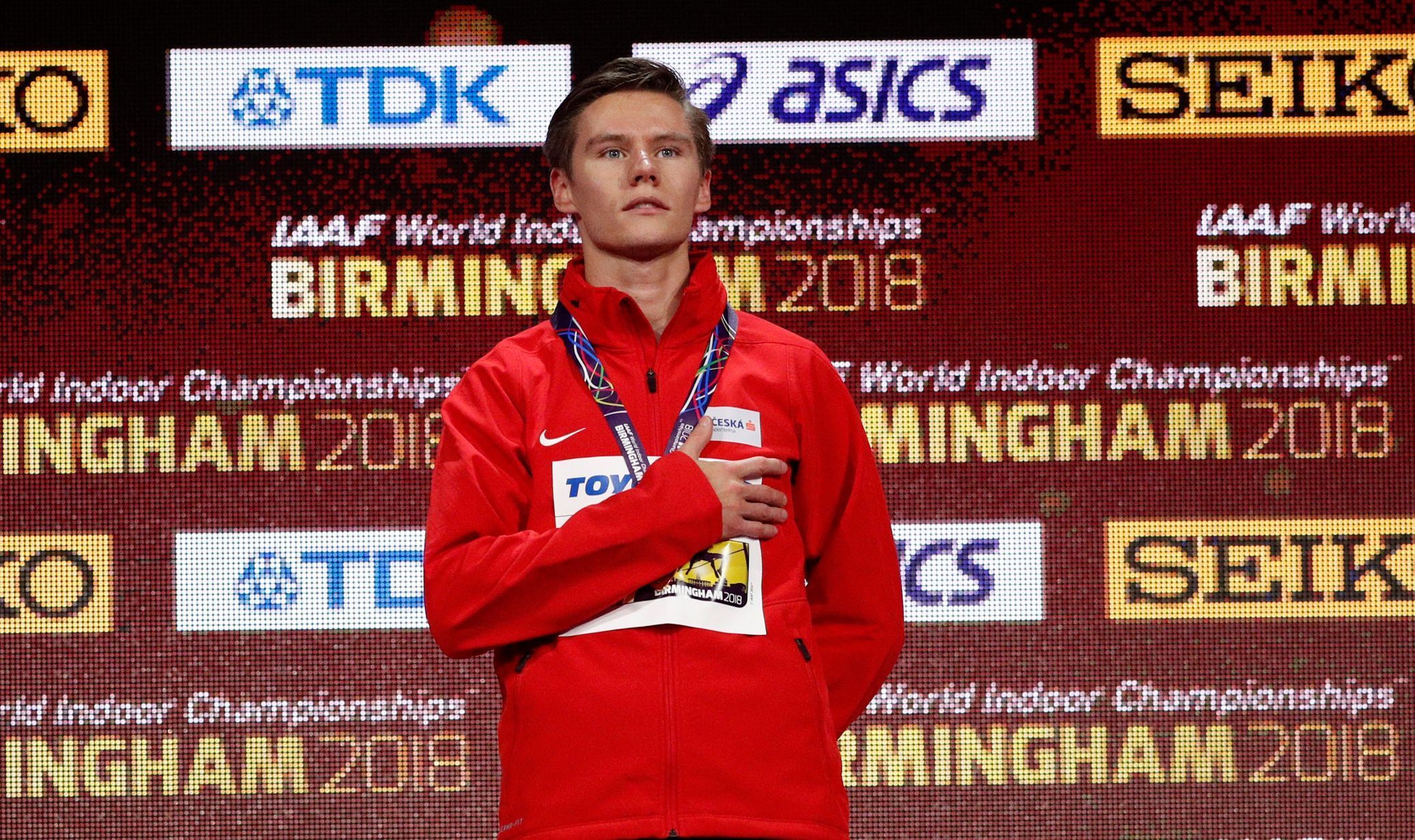 Pavel Maslák se zlatou medailí z HMS 2018