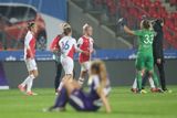 Slávistky v odvetě udržely remízu 0:0, která jim v součtu s výhrou 3:2 v Malmö stačila na postup mezi osm nejlepších celků Evropy.
