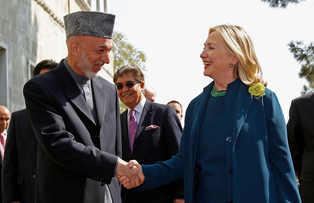 Hillary Clintonová v Afghánistánu