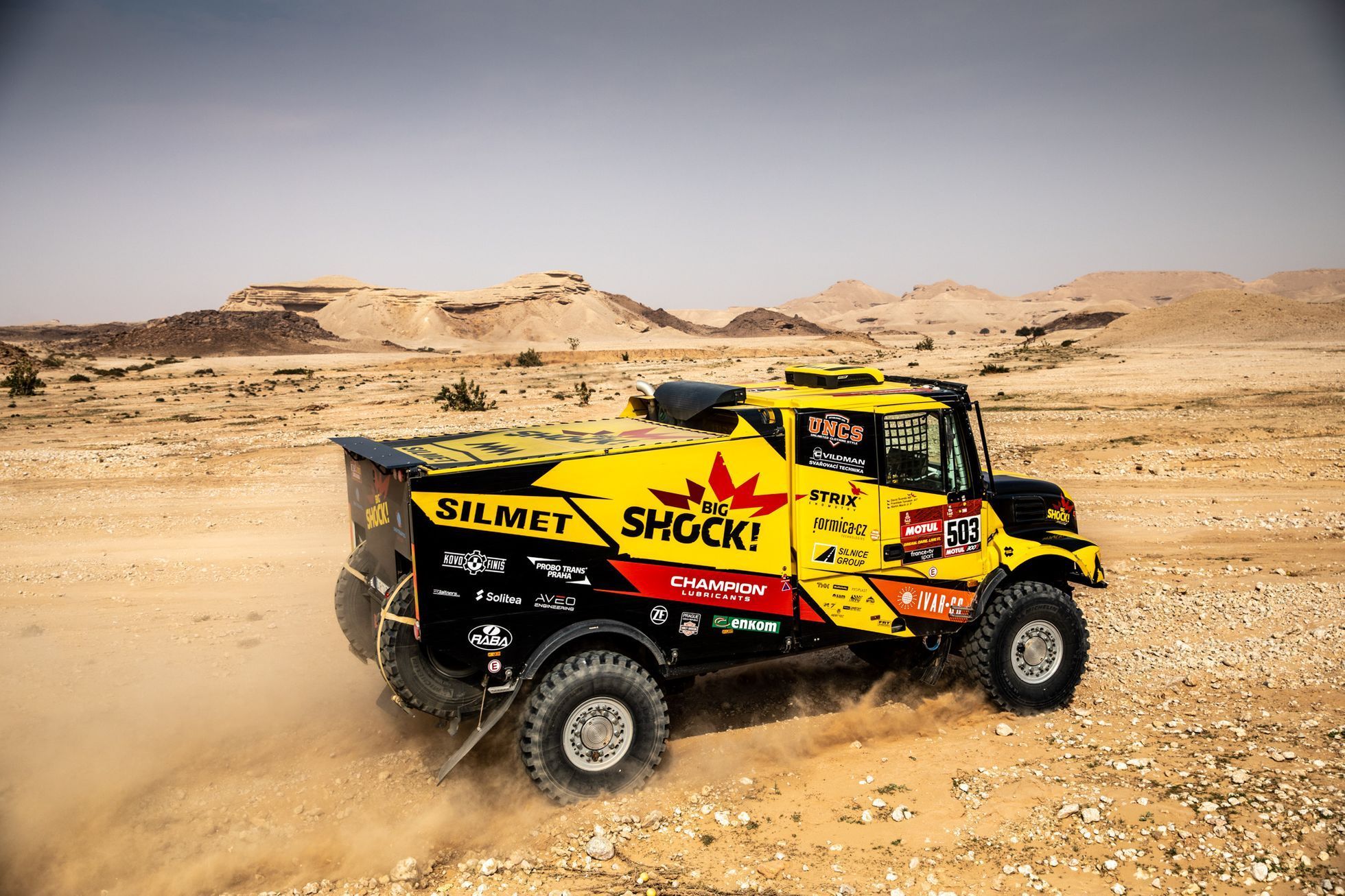 Martin Macík mladší (Iveco) na Rallye Dakar 2021