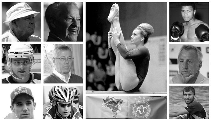Rok 2016 nepřinesl jen sportovní úspěchy a vítězství. Také letos svět opustila řada aktivních nebo již bývalých sportovců či trenérů. Podívejte se, kdo také zemřel.