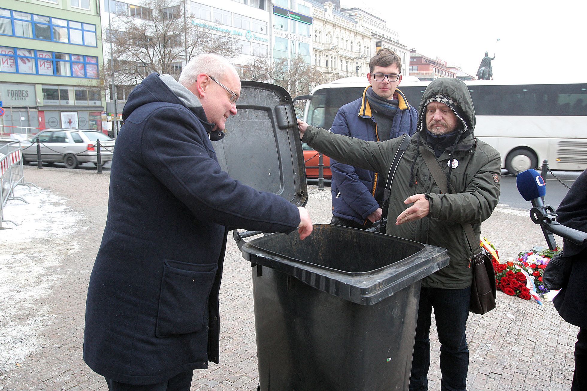 Připomínka sebeobětování Jana Palacha po 48.letech v Praze