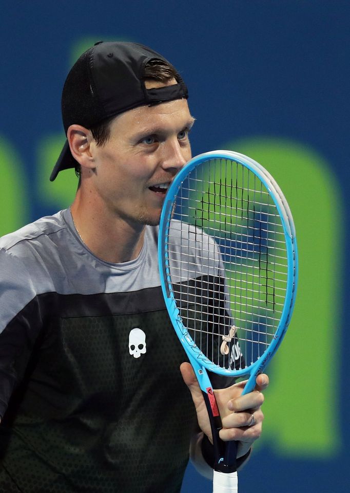 Tomáš Berdych na turnaji v Dauhá 2019