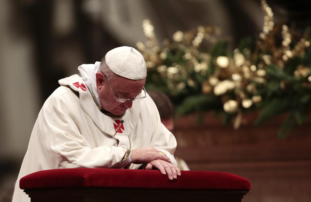 Vatikán - Vánoce - papež František - mše