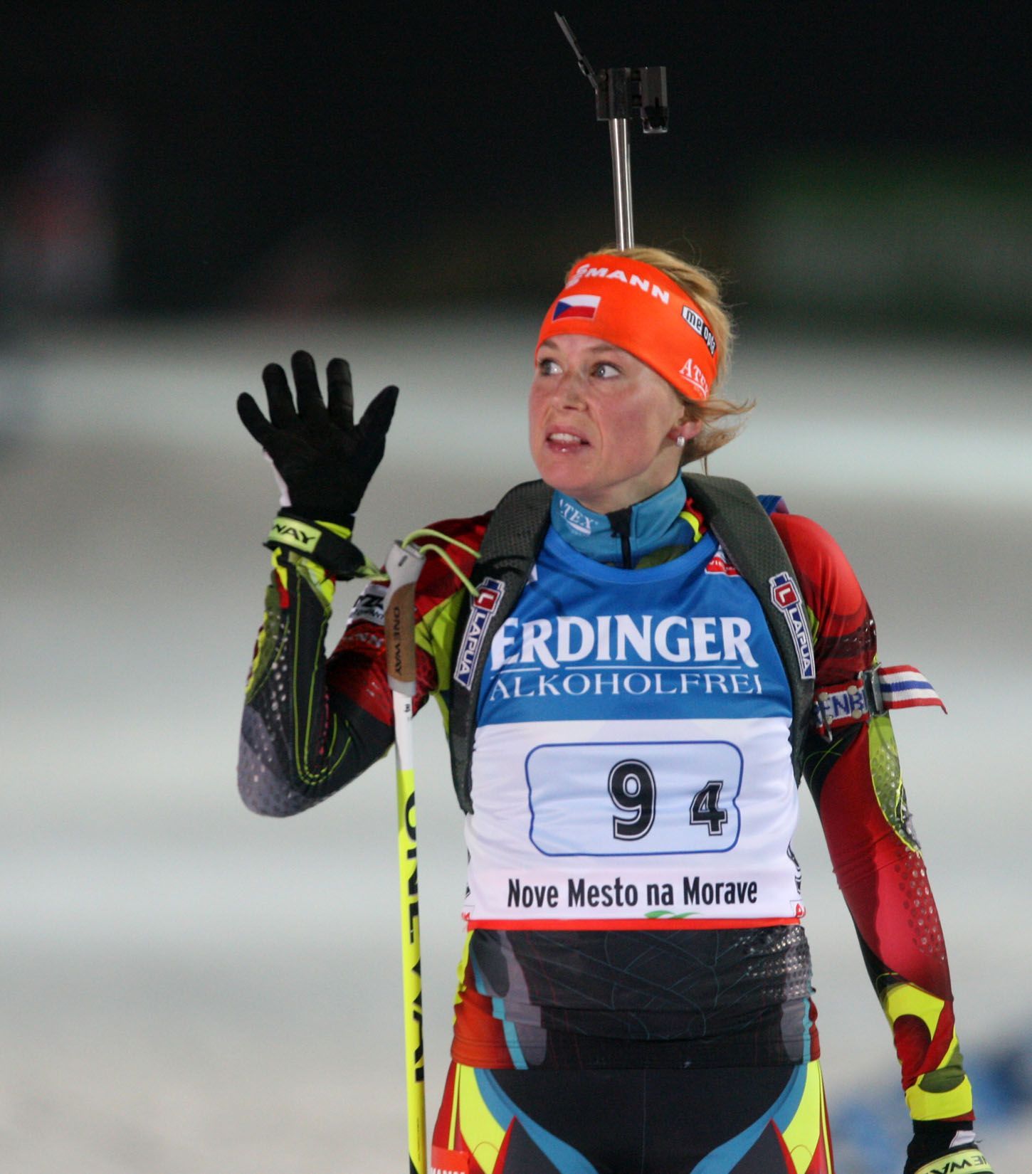 MS v biatlonu 2012, štafeta žen: Barbora Tomešová