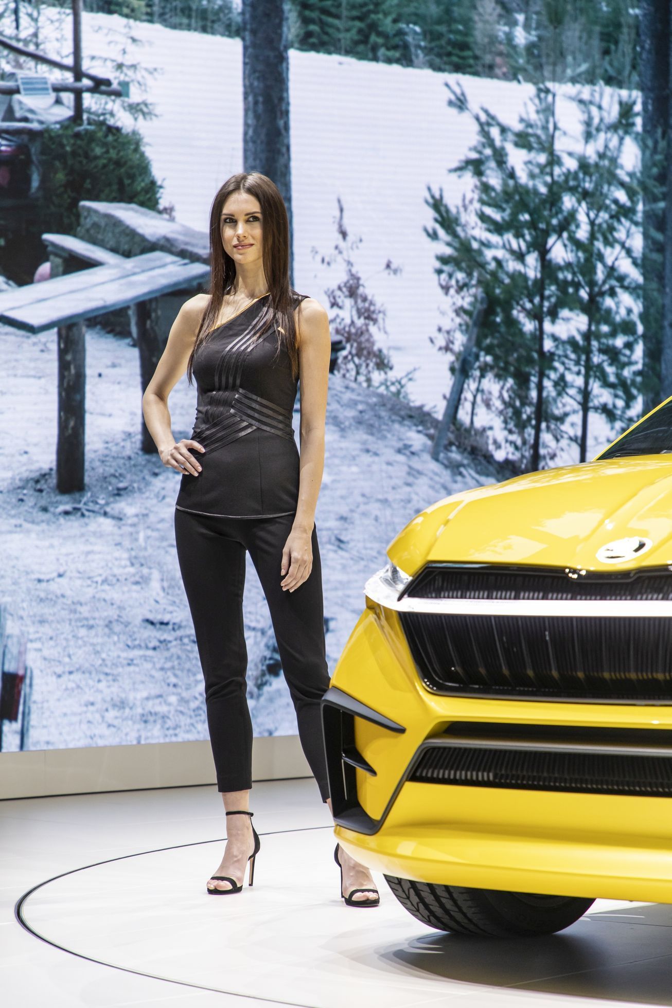 Ženeva 2018 modelky