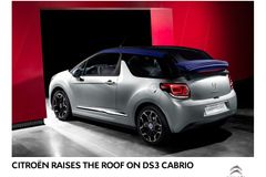 Kabriolet Citroën DS3 se představí v Paříži