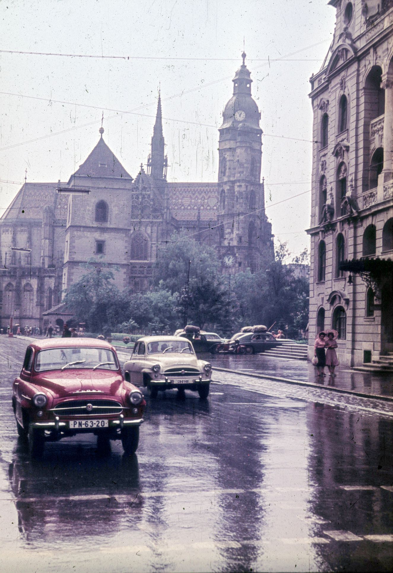 Slovensko, Barevné fotografie, Tenkrát na Slovensku, retro, Československo, domácí, Fortepan