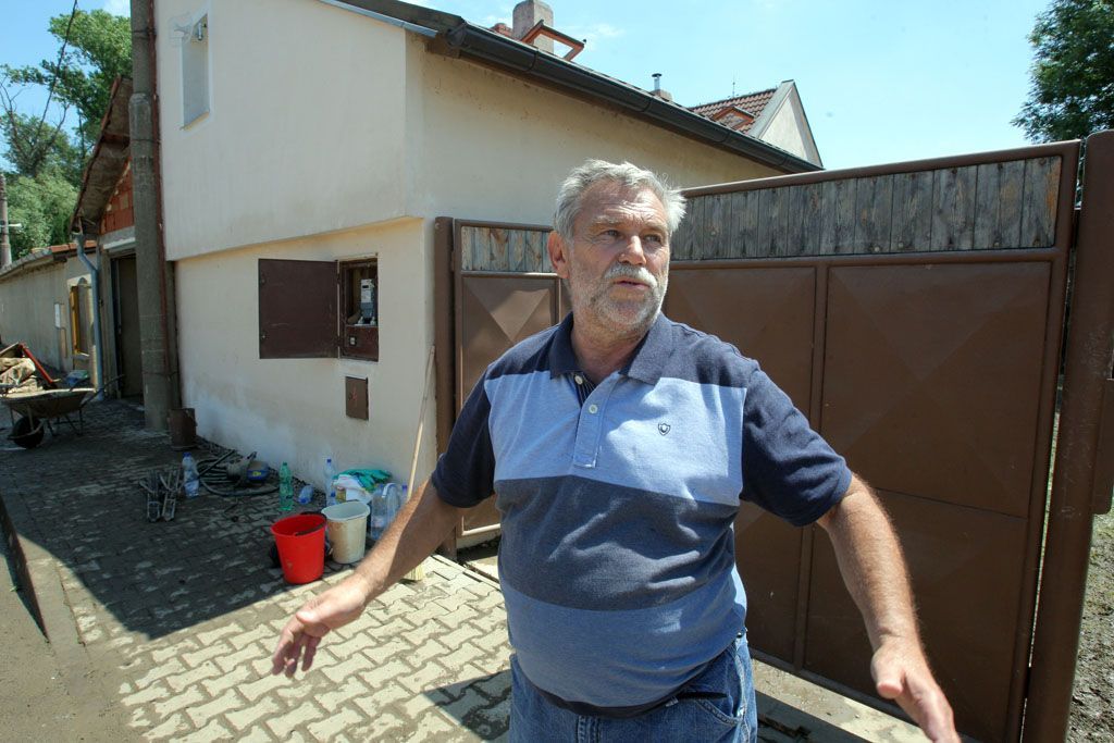 Hořín po povodních