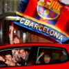 Fanoušci fotbalistů FC Barcelona slaví v ulicích triumf v Champions League.