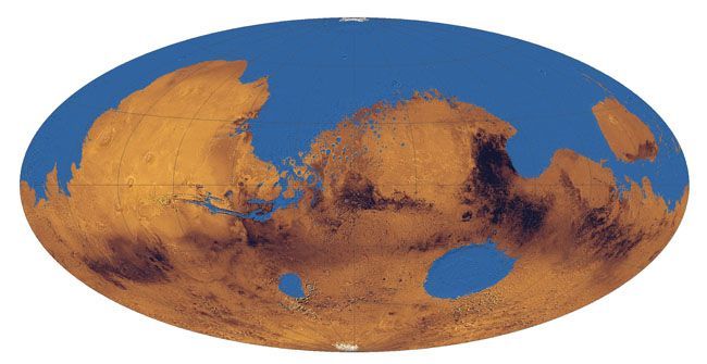 Oceán na Marsu