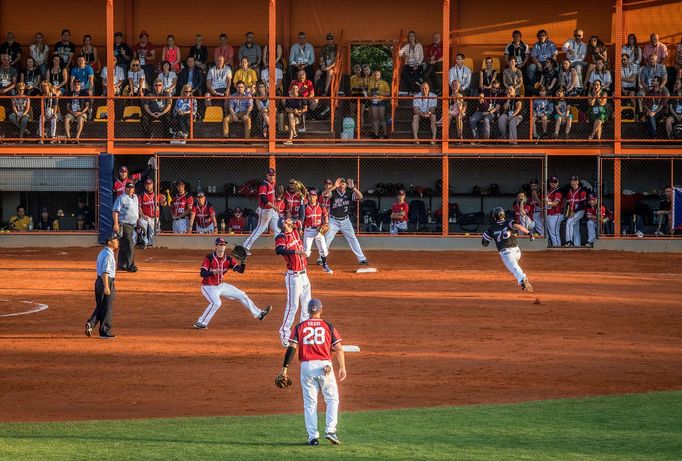 Zahajovací zápas Mistrovství světa v softbalu mužů 2019, Česká republika proti Nový Zéland, Praha, Bohnice, 13. 6. 2019