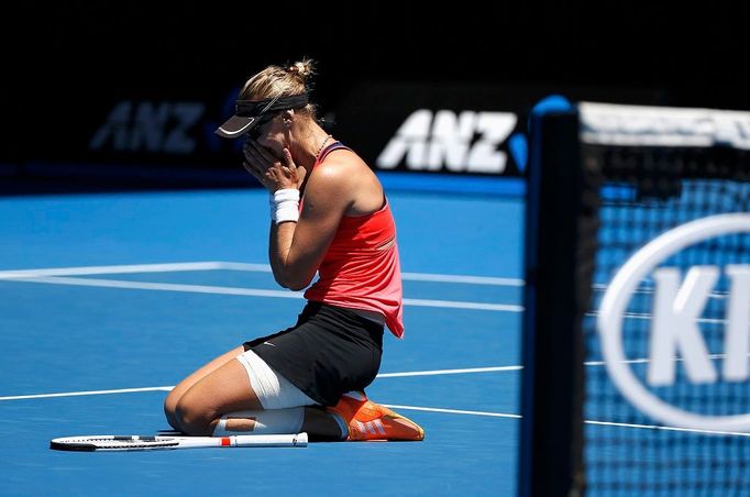 Mirjana Lučičová-Baroniová ve čtvrtfinále Australian Open