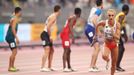 Athletics - World Athletics Championships - Doha 2019 - Mixed 4x400 Metres Relay Final - Khalifa International Stadium, Doha, Qatar - September 29, 2019 Poland's Justyna