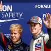 Formule 1, GP Itálie 2013: Sebastian Vettel, Red Bull a Nico Hülkenbrg, Sauber