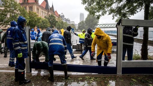 Povodně v Bratislavě.