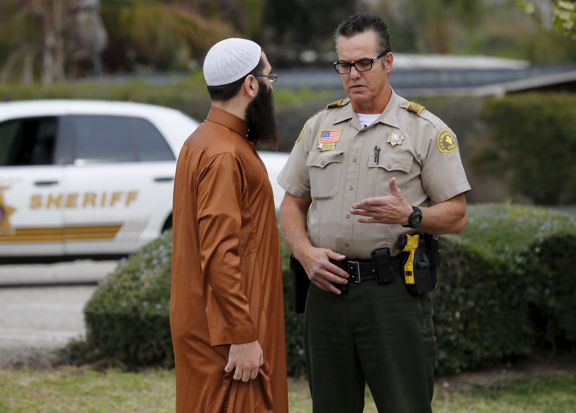 San Bernardino - vyšetřování - policista - muslim  - mešita