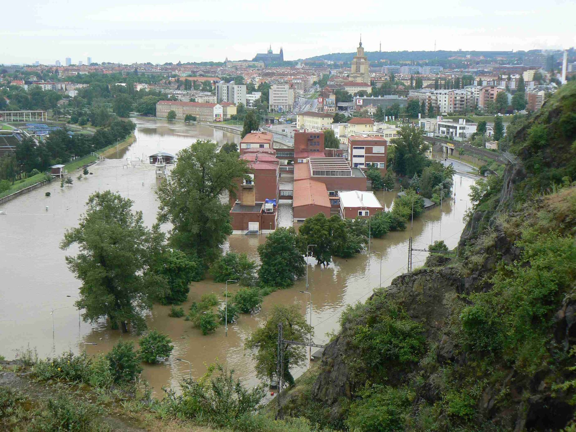 Povodně Praha 2013 Podbaba