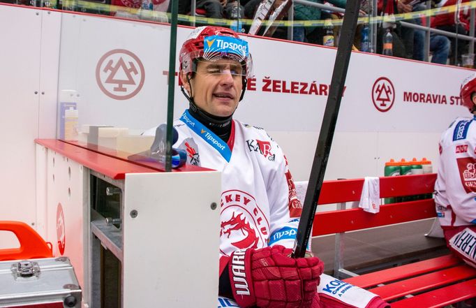 Extraliga: Třinec- Sparta: Jiří Polanský