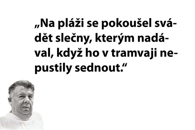 Citát spisovatele a humoristy Miloslava Švandrlíka.