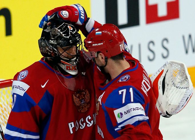 Kovalčuk a Bryzgalov na MS 2013