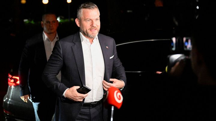 Pellegrini nepřišel do rozhlasového duelu. Korčok byl v debatě sám; Zdroj foto: Reuters