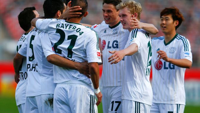 Radost hráčů Leverkusenu