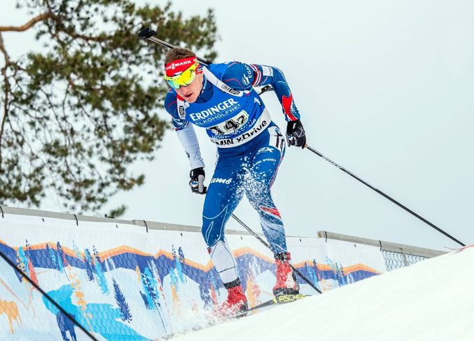 SP Kontiolahti, smíšená štafeta dvojic: Ondřej Moravec