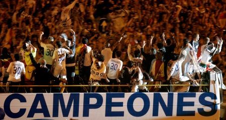 Hráči Realu slaví titul