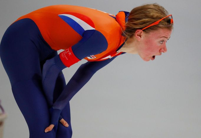 Esmee Visserová v závodě na 5000 m