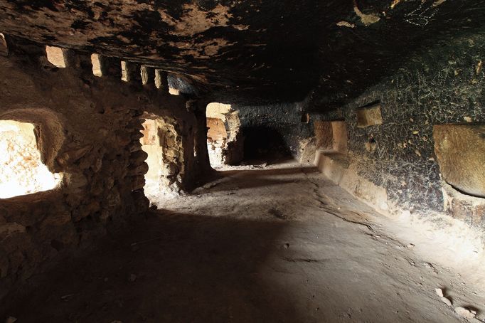 Starověké město Hasankeyf v Turecku, které zatopí  plánovaná vodní přehrada.