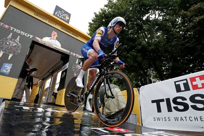 Zdeněk Štybar na Tour de France 2017 (1. etapa)