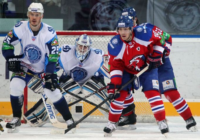 KHL, Lev Praha - Minsk: Tomáš Rachůnek - Lukáš Krajíček a Lars Haugen