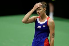 Fed Cup by měl být jen do soboty, říká Plíšková. Po náročném programu měla teplotu