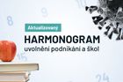 Harmonogram - uvolnovani koronavirus