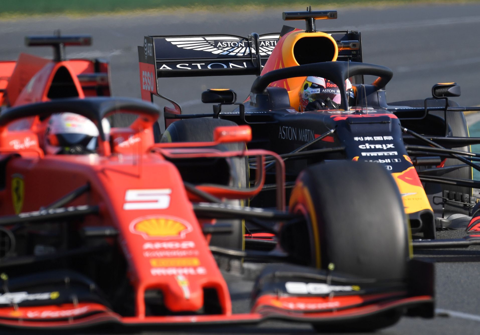 F1, VC Austrálie 2019: Sebastian Vettel, Ferrari a Max Verstappen, Red Bull