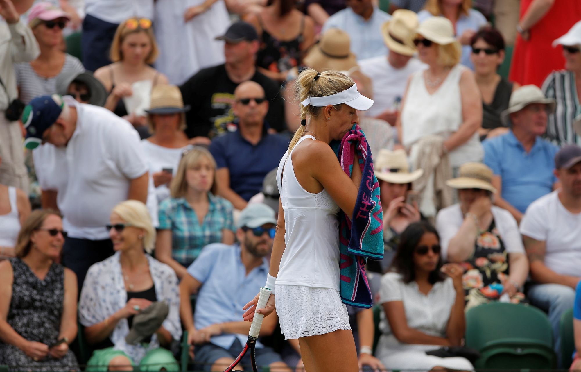 Angelique Kerberová se loučí s letošním Wimbledonem