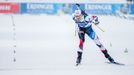 Markéta Davidová ve sprintu SP v Kontiolahti