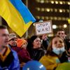 Také dnes lidé po celém světě protestovali proti ruské invazi a na podporu Ukrajiny.
