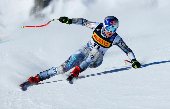 Ester Ledecká při super-G na MS 2021