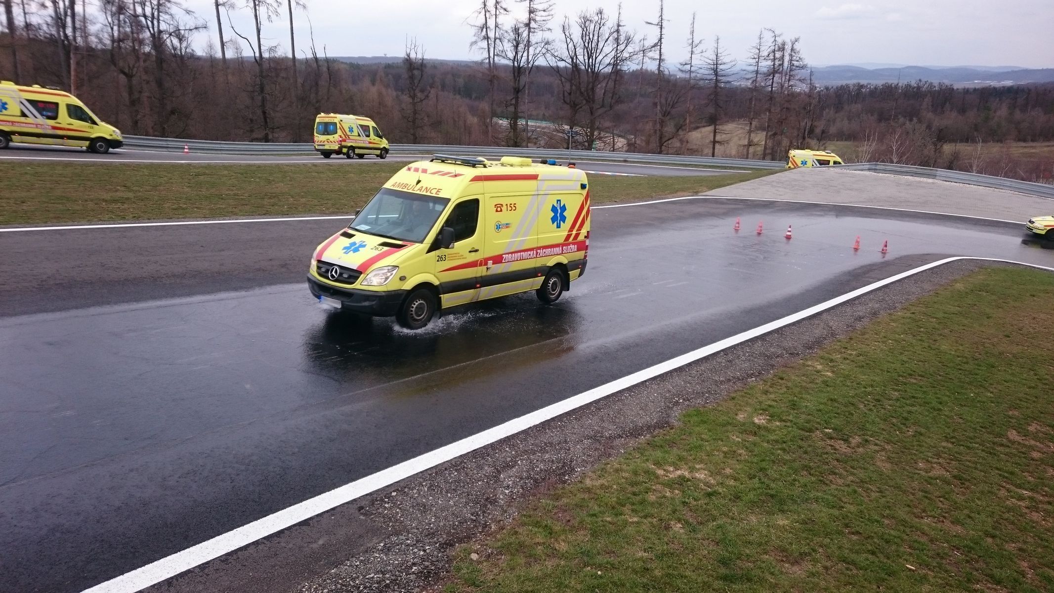 Školení řidičů sanitek