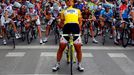 Fabian Cancellara na startu čtvrteční etapy Tour de France.