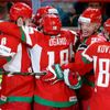 Hokej, MS 2013, Švédsko - Bělorusko: radost Běloruska