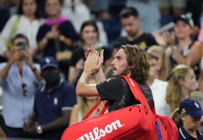 US Open 2022, 1. den (Stefanos Tsitsipas)