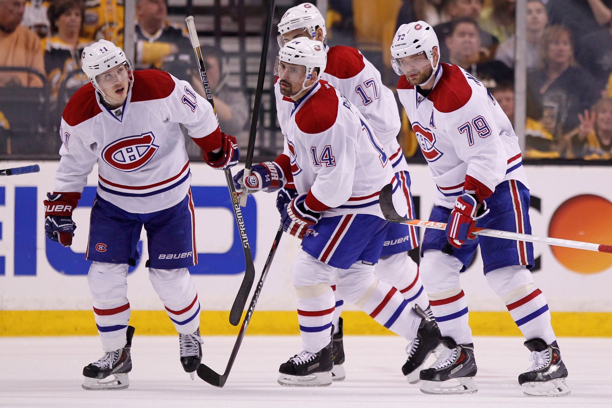 NHL: Stanley Cup Playoffs-Montreal Canadiens at Boston Bruins (Plekanec)