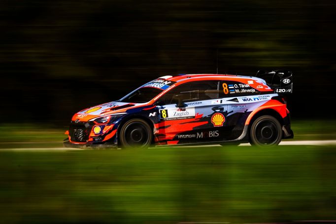 Ott Tänak, Hyundai na trati Chorvatské rallye 2021