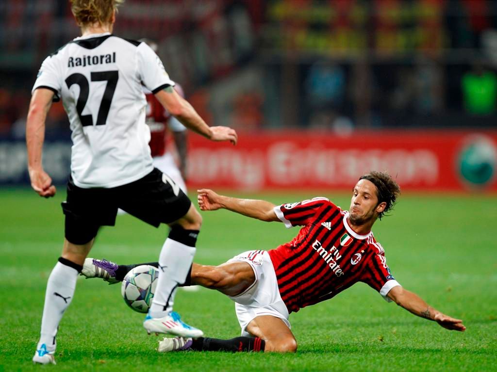 AC Milán - Plzeň (Antonini, Rajtoral)