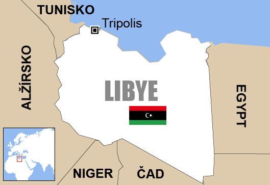 Libye - mapa