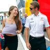 F1, VC Maďarska 2013: Jessica Mičibataová a Jenson Button