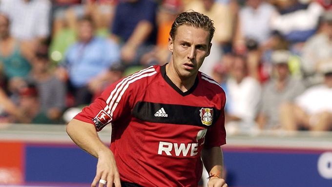 Jan Šimák v dresu Bayeru Leverkusen.